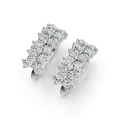 Sterling Silver Semi Mount Earrings Setting Oval OV 4X3mm DHJ