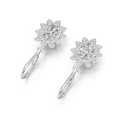 Sterling Silver Semi Mount Earrings Setting Oval OV 7x5mm DHJ