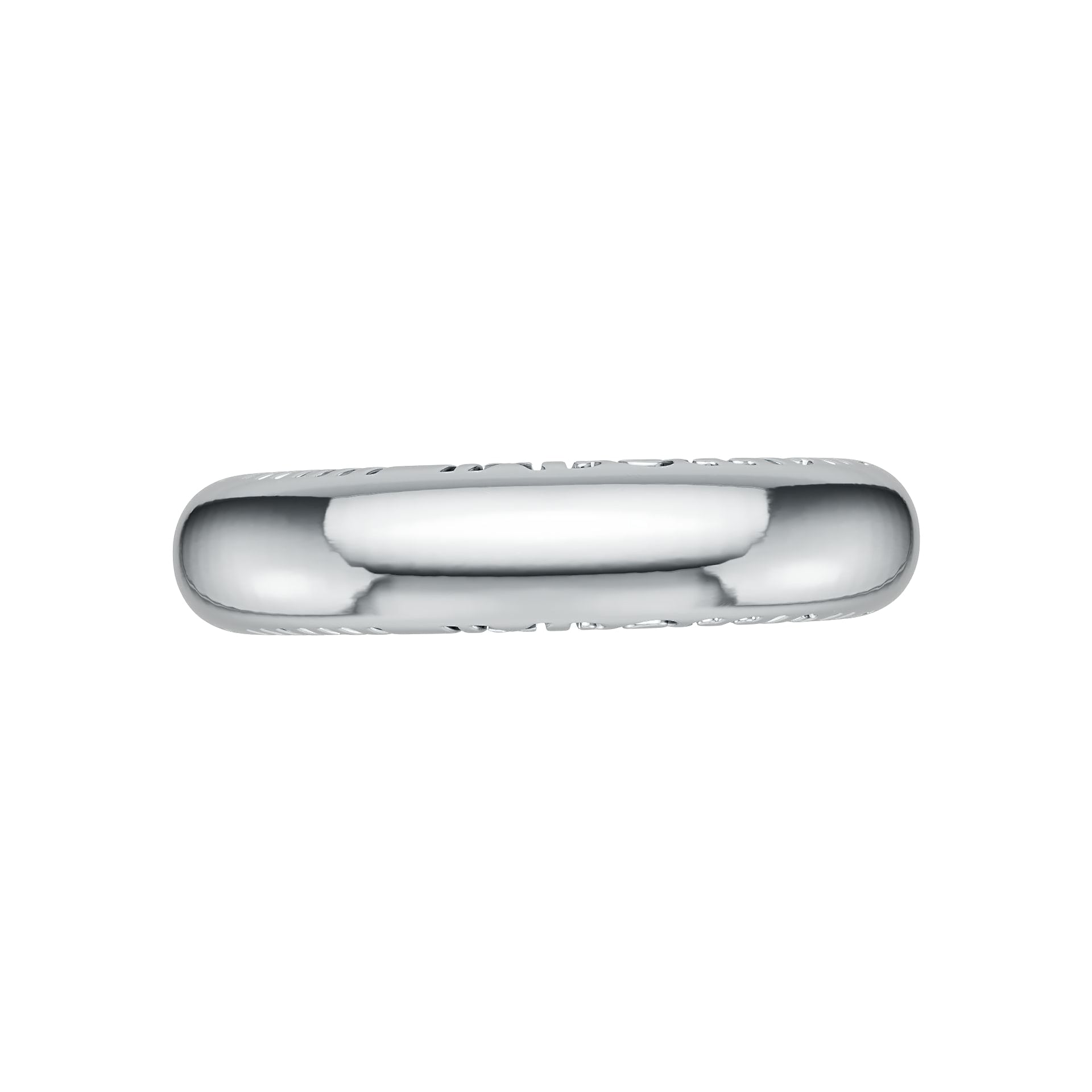 Sterling Silver Semi Mount Pendant Setting Round Ro 6x6mm DHJ