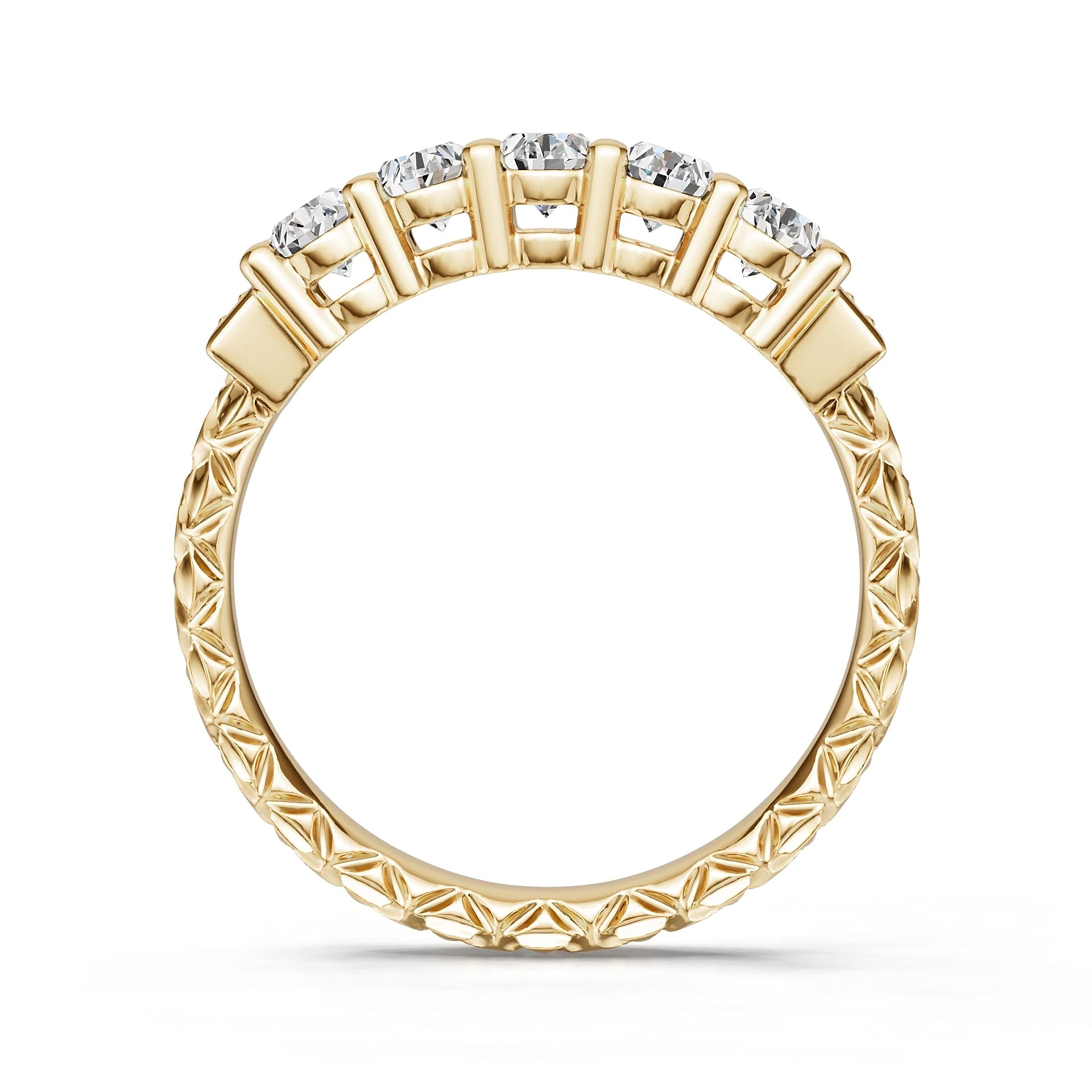 10K Gold Semi Mount Ring Setting Oval Ov 4x3mm Moissanite Accent Syz Jewelry