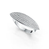 Sterling Silver Semi Mount Ring Setting Round RD 1.1mm DHJ