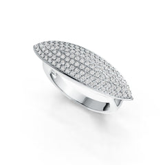 Sterling Silver Semi Mount Ring Setting Round RD 1.1mm DHJ