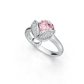 Sterling Silver Semi Mount Ring Setting Round RD 10x10mm DHJ