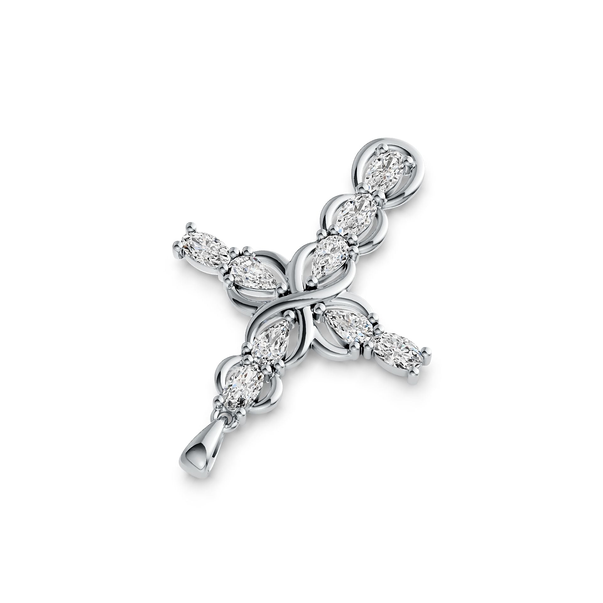 Sterling Silver Semi Mount Pendant Setting Oval OV 5x3mm PE 5x3mm DHJ