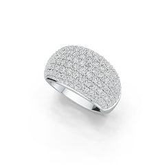 Sterling Silver Semi Mount Ring Setting Round RD 2x2mm