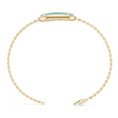 18K Gold Semi Mount Bracelet Setting Round Ro 17x12mm Syz Jewelry