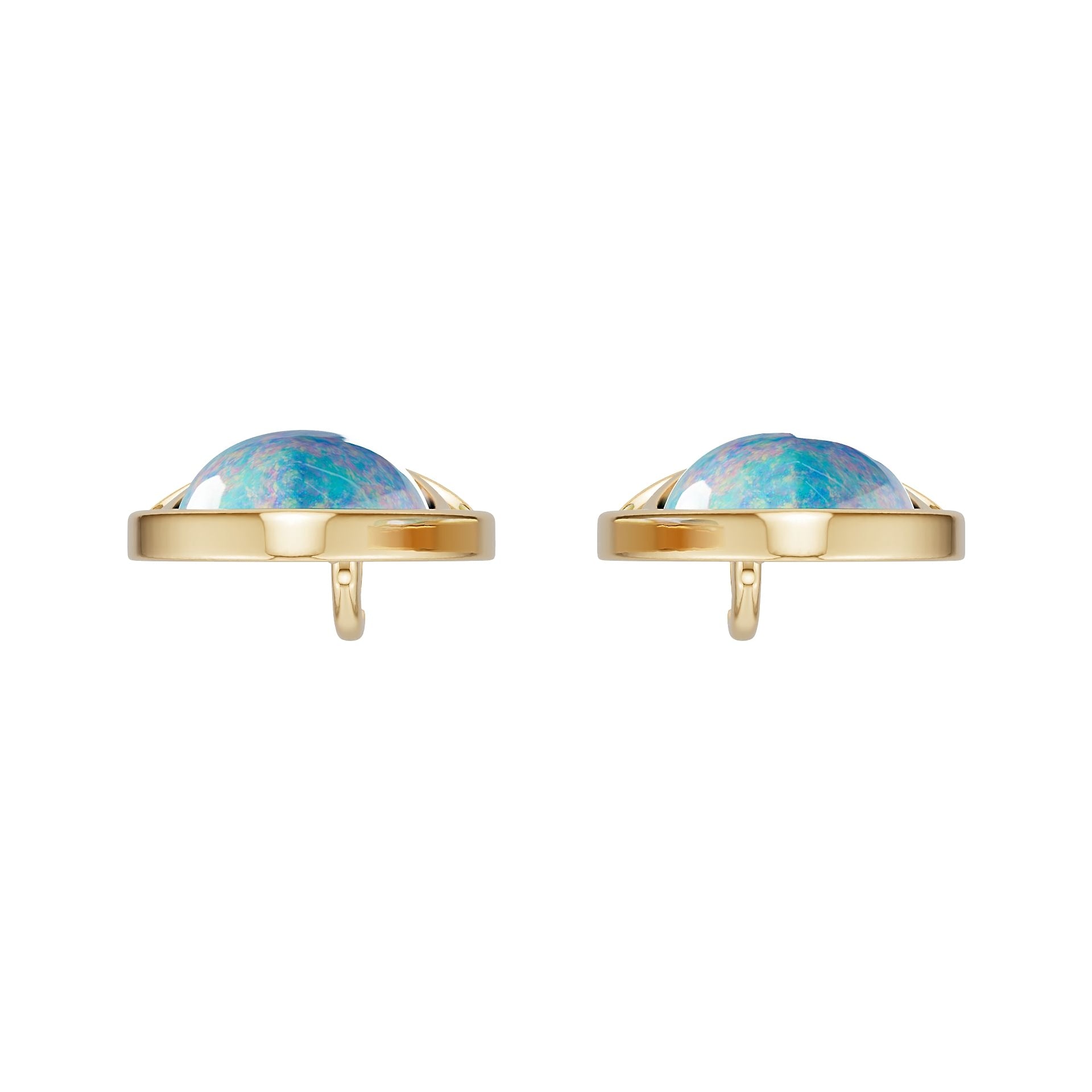 Sterling Silver Semi Mount Earrings Setting Round Ro 5x11mm DHJ