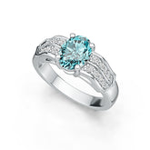 Sterling Silver Semi Mount Ring Setting Oval OV 8X6mm DHJ