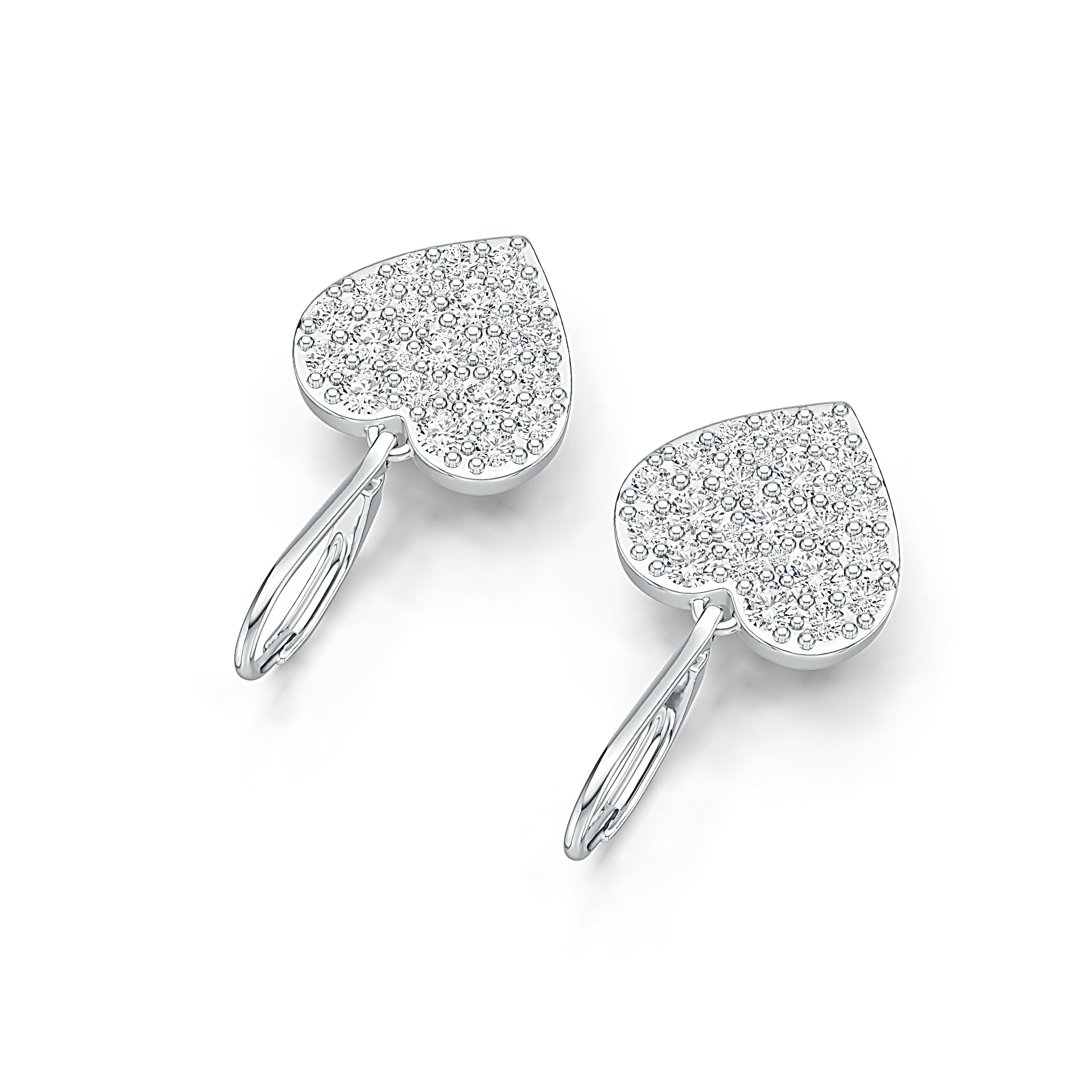 Sterling Silver Semi Mount Earrings Setting Round RD 2.5mm White Topaz DHJ