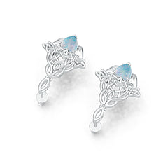 Sterling Silver Semi Mount Earrings Setting Heart HT 7X7mm DHJ