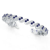 Platinum Semi Mount Bracelet Setting Round Ro Syz Jewelry