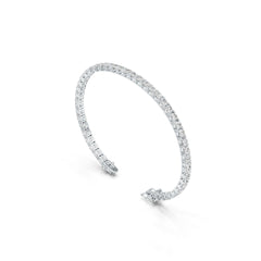 Sterling Silver Semi Mount Tennis Bracelet Setting Round RD 4x4mm Syzjewelry