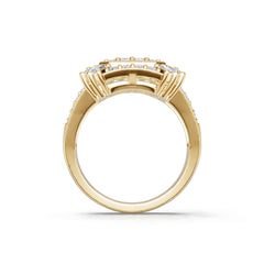 10K Gold Semi Mount Ring Setting Round Ro 2x1mm Syz Jewelry
