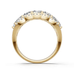 Platinum Semi Mount Ring Setting Oval Ov 4x3mm Diamond Accent Syz Jewelry