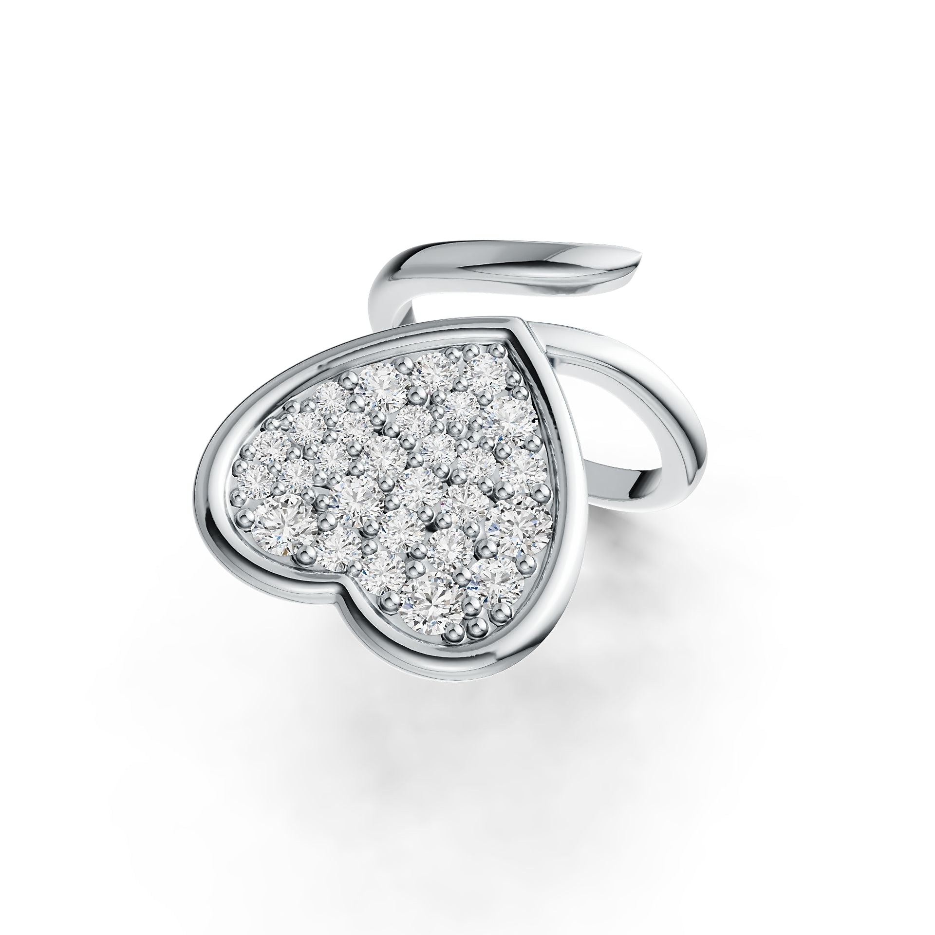 Sterling Silver Semi Mount Ring Setting Round RD 3.5mm DHJ