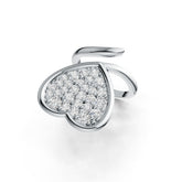 Sterling Silver Semi Mount Ring Setting Round RD 3.5mm DHJ