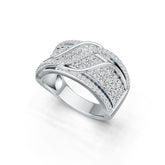 Sterling Silver Semi Mount Ring Setting Round RD 2x2mm DHJ