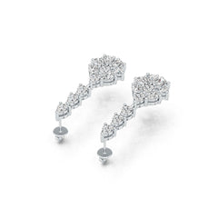 Sterling Silver Semi Mount Earrings Setting Pear PE 4X3mm DHJ