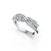 Sterling Silver Semi Mount Ring Setting Oval OV 5X3mm DHJ