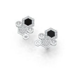 Sterling Silver Semi Mount Earrings Setting Round RD 2.6mm DHJ