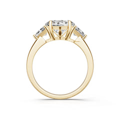 Platinum Semi Mount Ring Setting Round Ro 2x0mm Diamond Accent Syz Jewelry