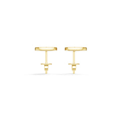 Sterling Silver Semi Mount Earrings Setting Round Rd Syzjewelry