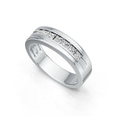 Sterling Silver Semi Mount Ring Setting Princess SQ 2.5mm DHJ