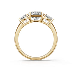Platinum Semi Mount Ring Setting Round Ro 8x8mm Syz Jewelry