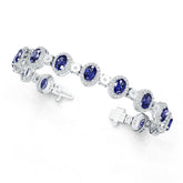 Sterling Silver Semi Mount Bracelet Setting Oval OV 7x5mm DHJ