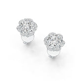 Sterling Silver Semi Mount Earrings Setting Round RD 5X5mm Syzjewelry