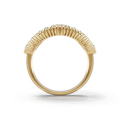 10K Gold Semi Mount Ring Setting Round Ro 2x2mm Syz Jewelry