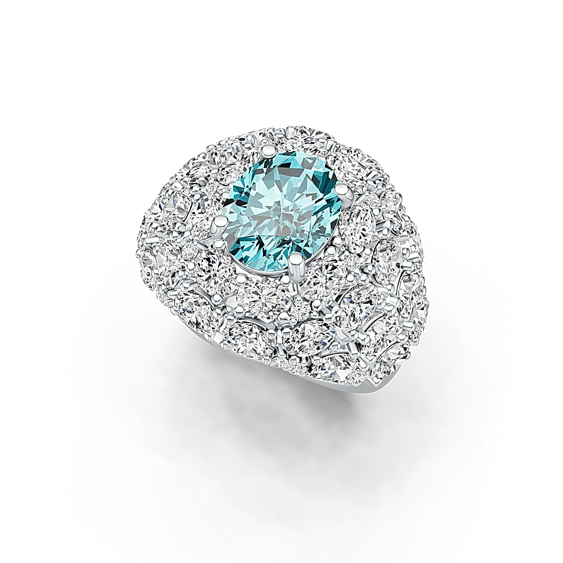 Sterling Silver Semi Mount Ring Setting Oval OV 10X8mm DHJ