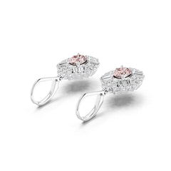 Sterling Silver Semi Mount Earrings Setting Oval OV 7X5mm with White Topaz Syzjewelry