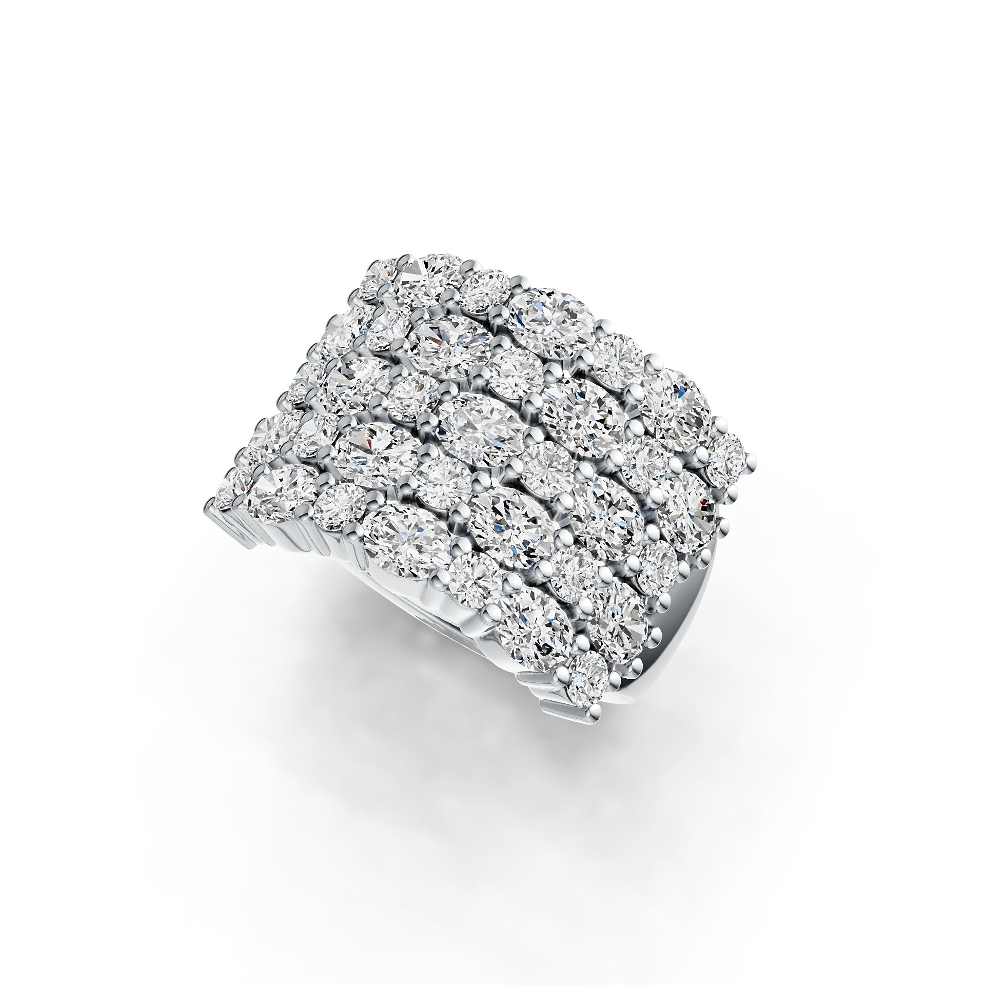 Sterling Silver Semi Mount Ring Setting Oval OV 4X3mm DHJ