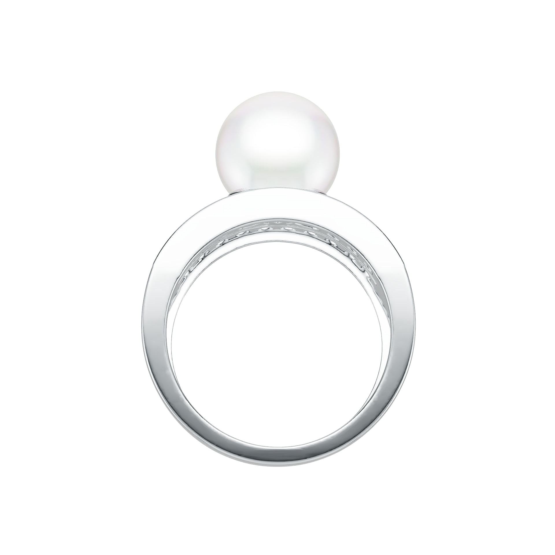 14K Gold Semi Mount Ring Setting Round Ro 32x1mm Syz Jewelry