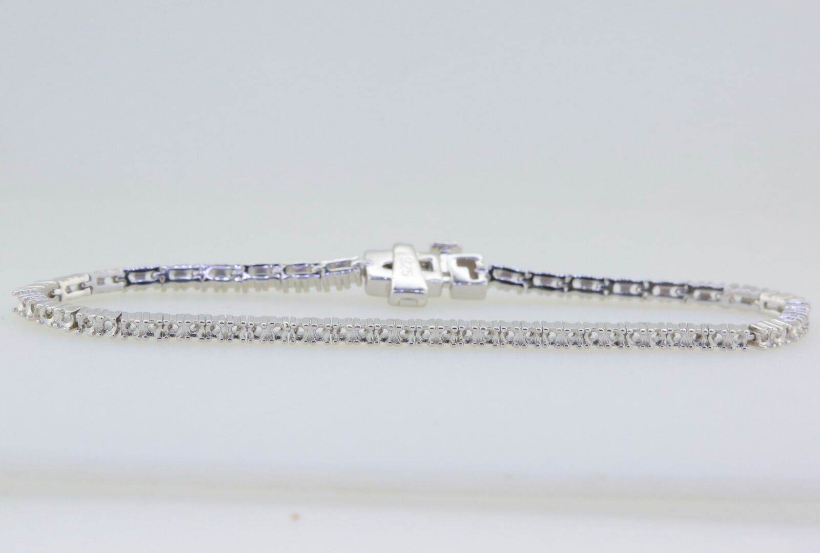 14K Gold Semi Mount Tennis Bracelet Setting Round RD 2x2mm Syzjewelry
