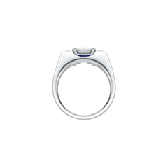 Men's Ring Settings Sterling Silver Ring Mounting Cushion CU 6.5X6.5mm DHJ