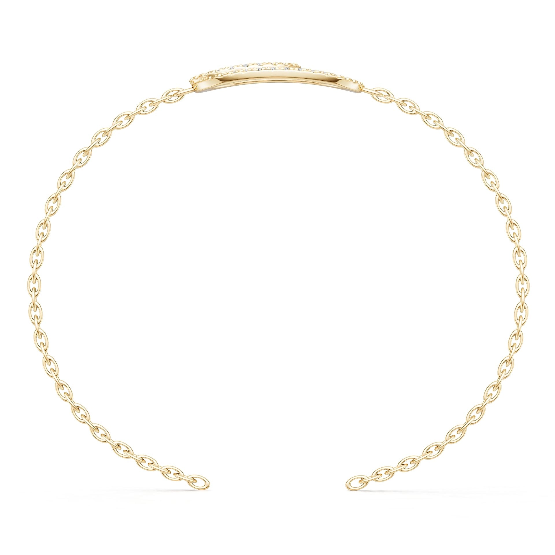 14K Gold Semi Mount Bracelet Setting Round Ro 1x1mm Syz Jewelry