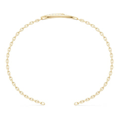14K Gold Semi Mount Bracelet Setting Round Ro 1x1mm Syz Jewelry