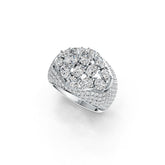 Sterling Silver Semi Mount Ring Setting Oval OV 4X3mm DHJ