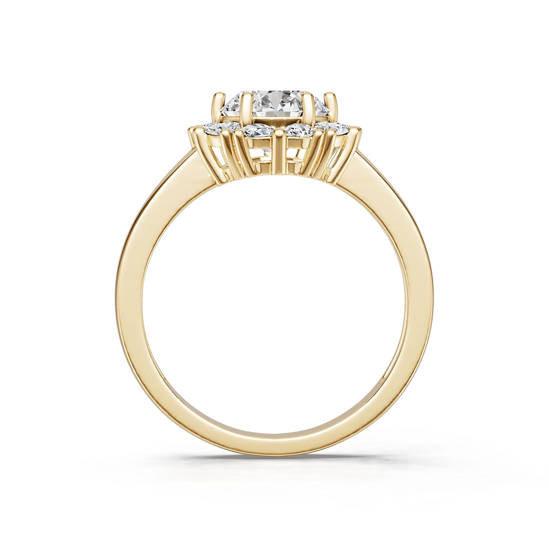 Platinum Semi Mount Ring Setting Oval Ov 10x8mm Diamond Accent Syz Jewelry