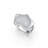 Sterling Silver Semi Mount Ring Setting Round RD 1.2x1.2mm DHJ