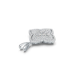 Sterling Silver Semi Mount Pendant Setting Round RD 3.5mm DHJ