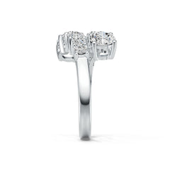 10K Gold Semi Mount Ring Setting Round RD 6X6mm 5X5mm 4X4mm 3X3mm DHJ