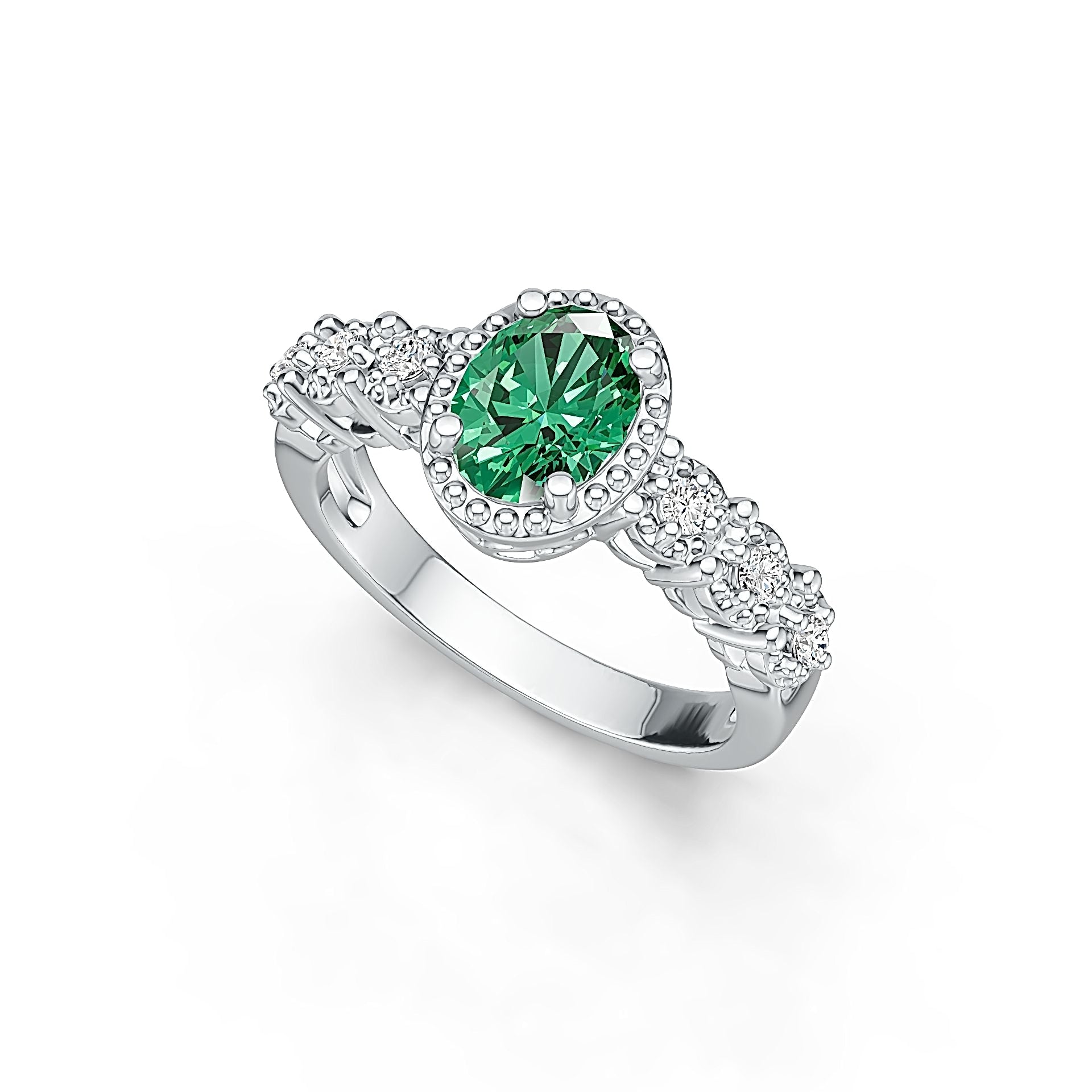 Sterling Silver Semi Mount Ring Setting Oval OV 8X6mm DHJ