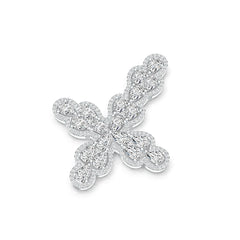 Sterling Silver Semi Mount Pendant Setting Pear PE 6x4mm DHJ