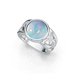 Sterling Silver Semi Mount Ring Setting Round RD 11X11mm Celtic Knot Syzjewelry