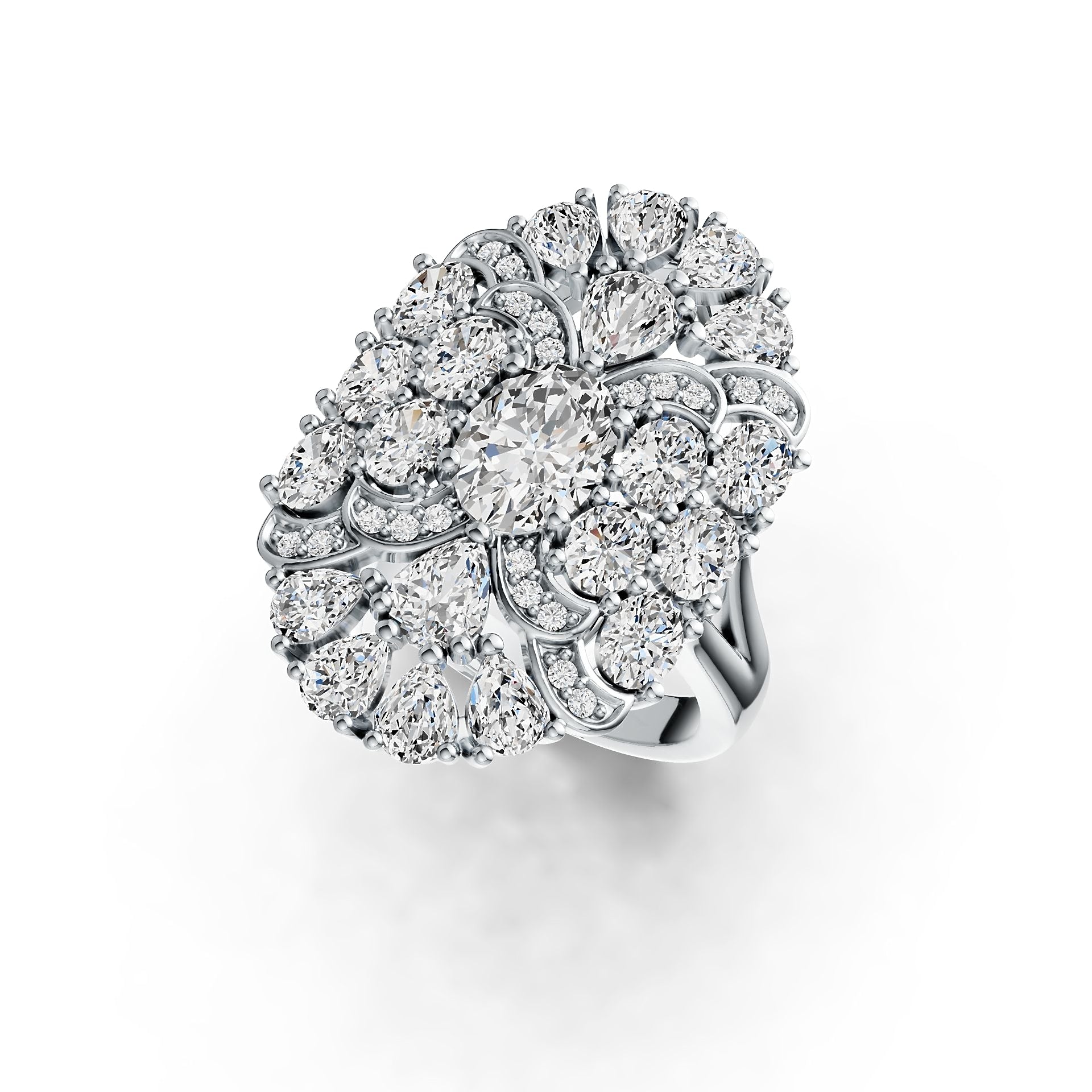 Sterling Silver Semi Mount Ring Setting Oval OV 8X6mm DHJ