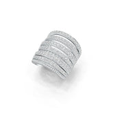 Sterling Silver Semi Mount Ring Setting Round RD 1.8mm DHJ