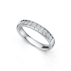 Sterling Silver Semi Mount Ring Setting Round RD 2x2mm DHJ